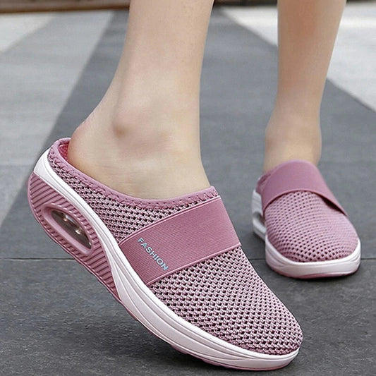 Air Cushion Slip-On Walking Slipper Shoes Claire & Clara 