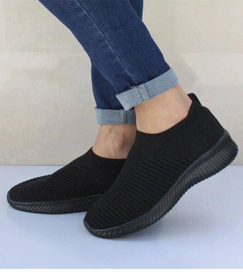 Aleena Slip On Knit Sneakers Shoes Claire & Clara 