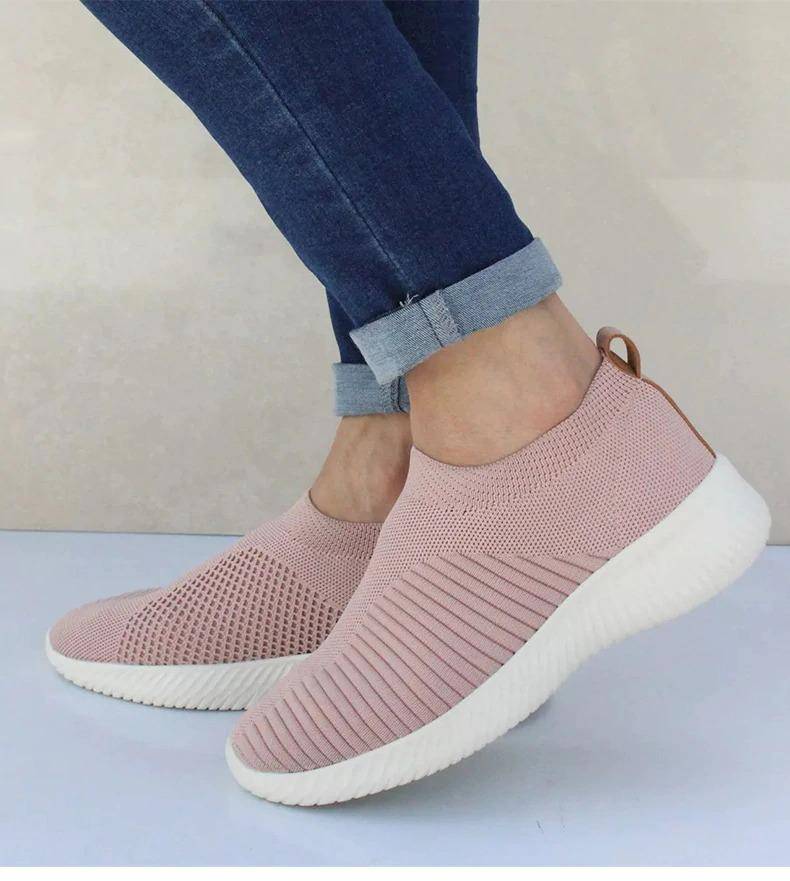 Aleena Slip On Knit Sneakers Shoes Claire & Clara 