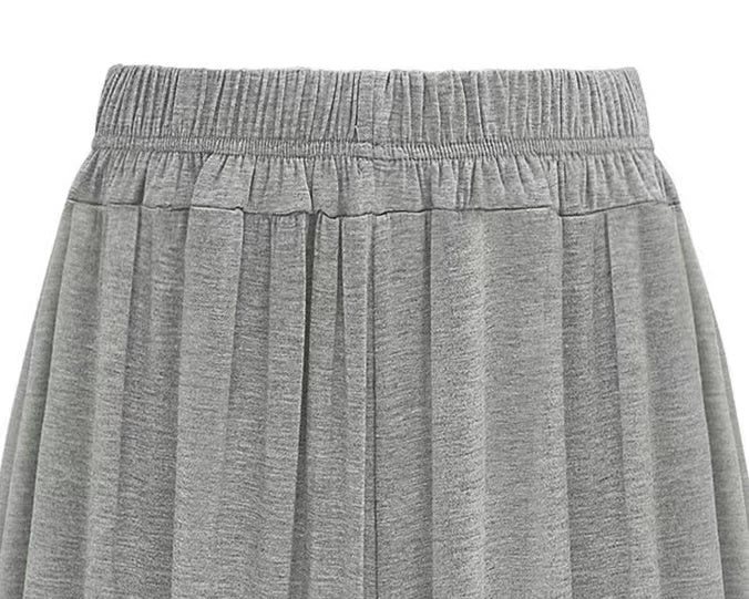 Anna High Waist Pleated Wide Leg Pants Bottoms Claire & Clara 