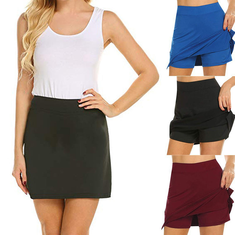 Anti-Chafing Active Skort Mini Skirts Claire & Clara 