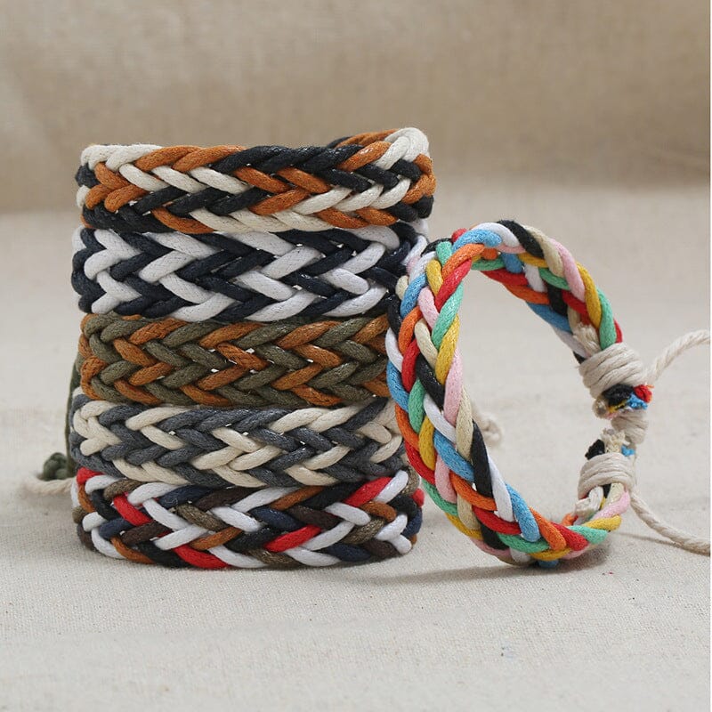 B1G1 Colorful Waxed Thread Braided Bracelet Bracelet Claire & Clara 