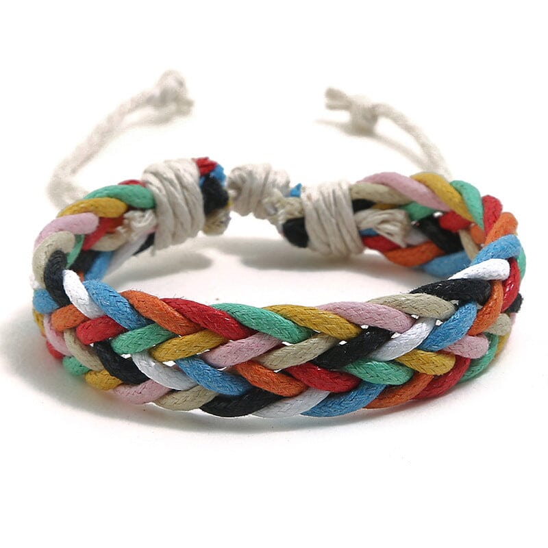 B1G1 Colorful Waxed Thread Braided Bracelet Bracelet Claire & Clara Rainbow 