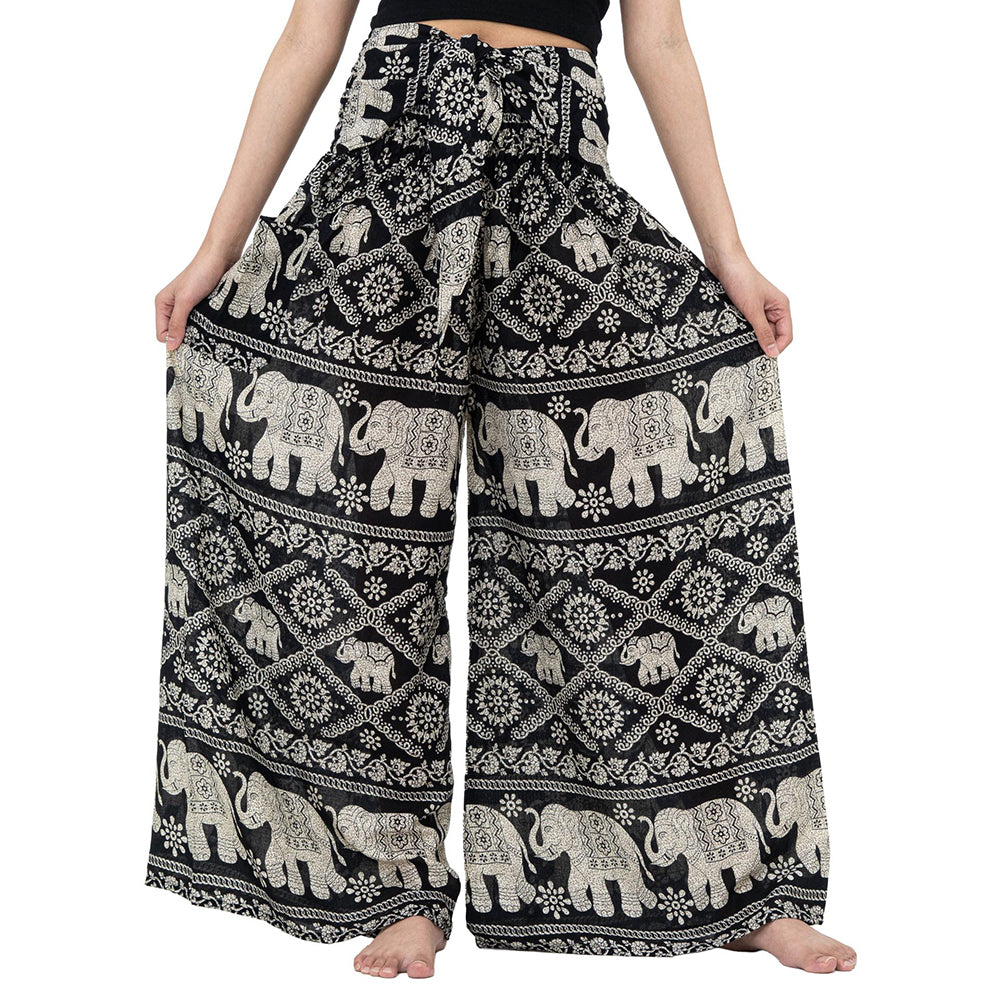 Boho Palazzo Wide Leg Lounge Pants Pants Claire & Clara 1 S 