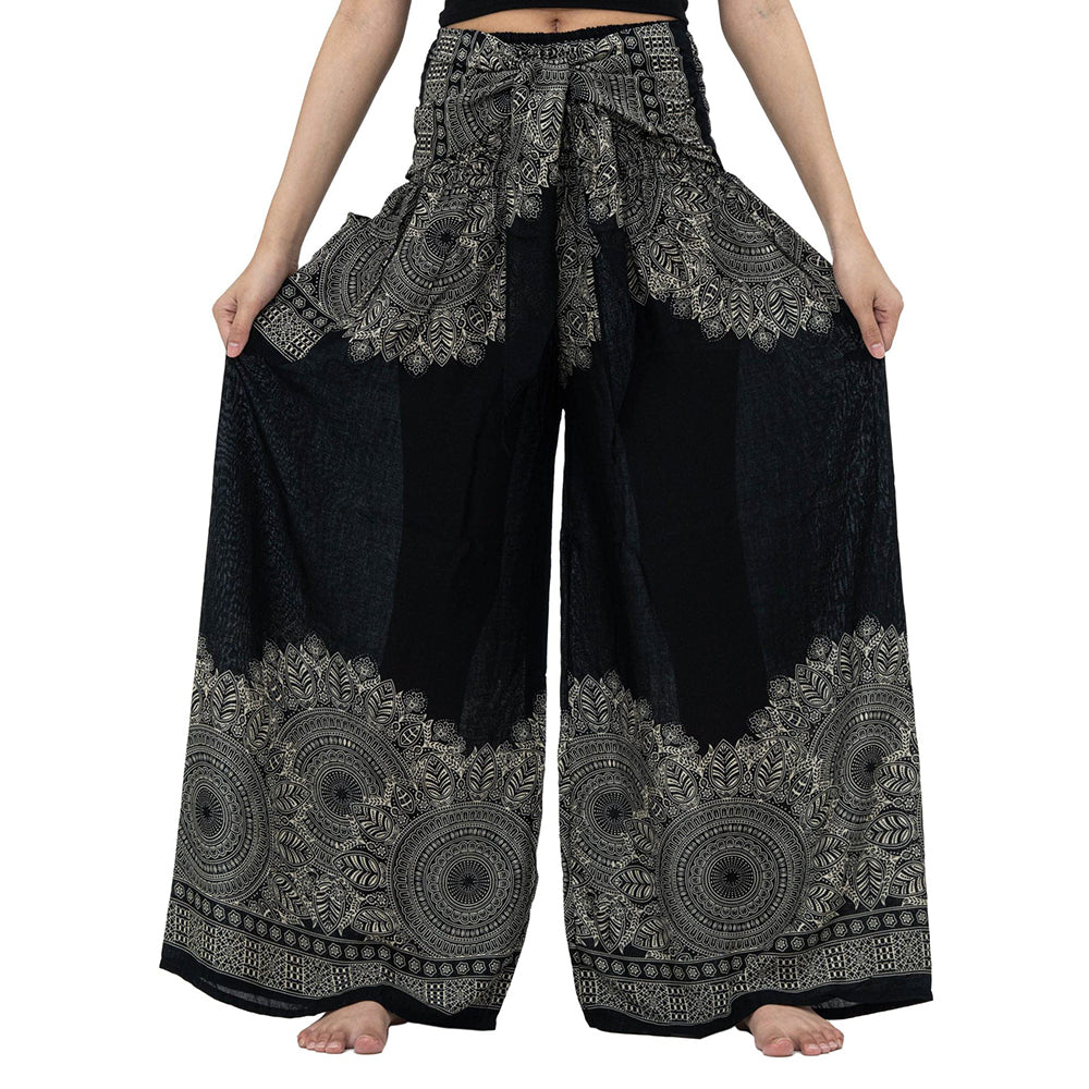 Boho Palazzo Wide Leg Lounge Pants Pants Claire & Clara 11 S 