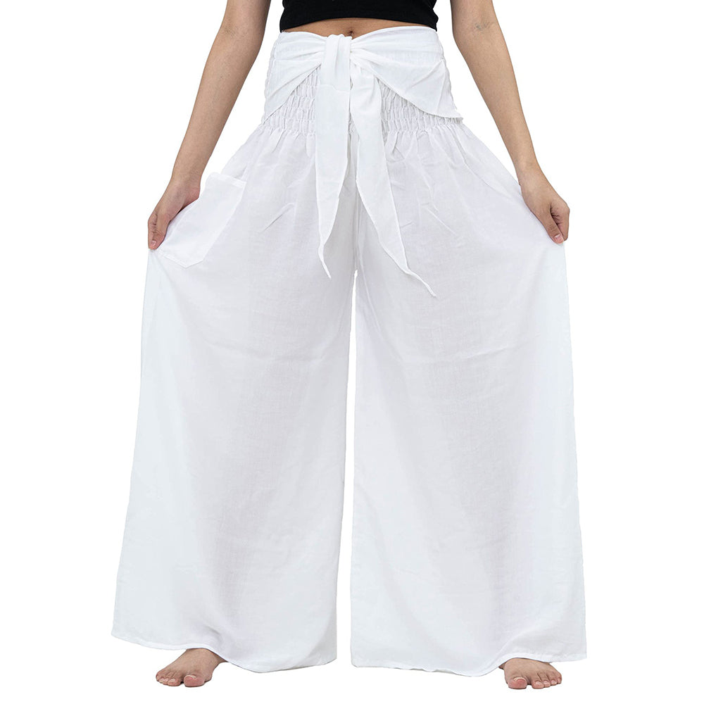 Boho Palazzo Wide Leg Lounge Pants Pants Claire & Clara 14 S 