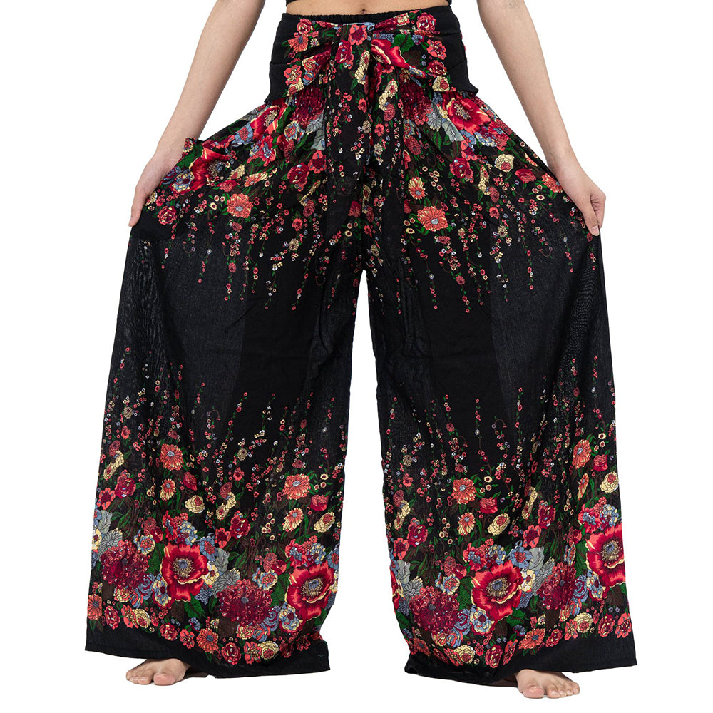 Boho Palazzo Wide Leg Lounge Pants Pants Claire & Clara 2 S 