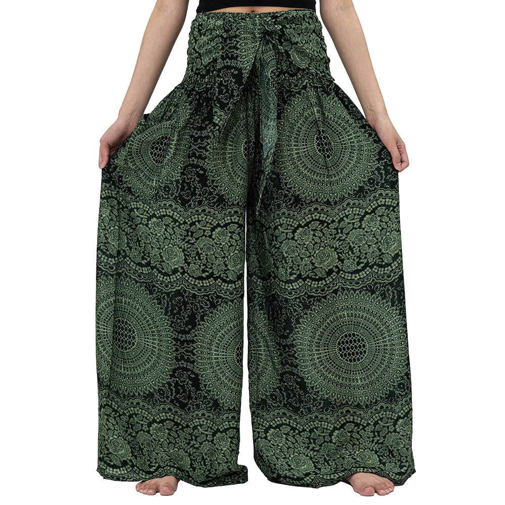 Boho Palazzo Wide Leg Lounge Pants Pants Claire & Clara 5 S 