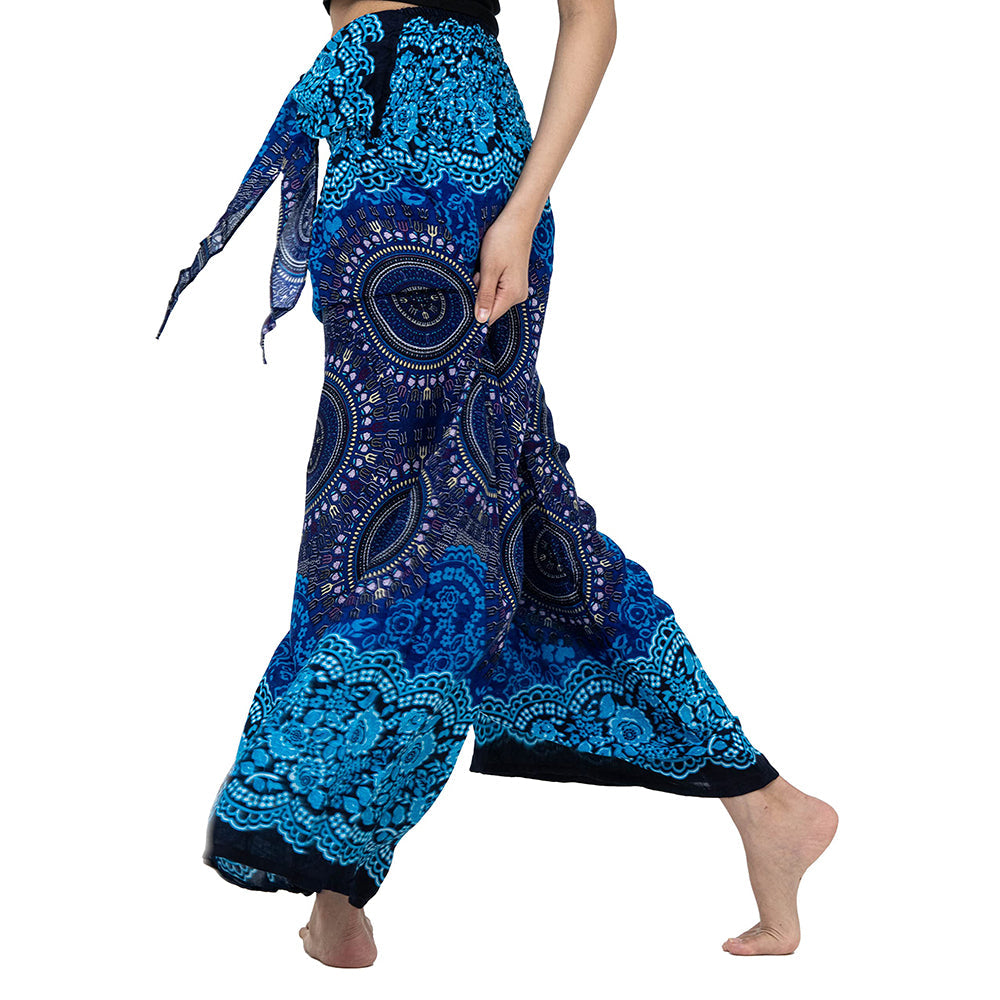 Boho Palazzo Wide Leg Lounge Pants Pants Claire & Clara 