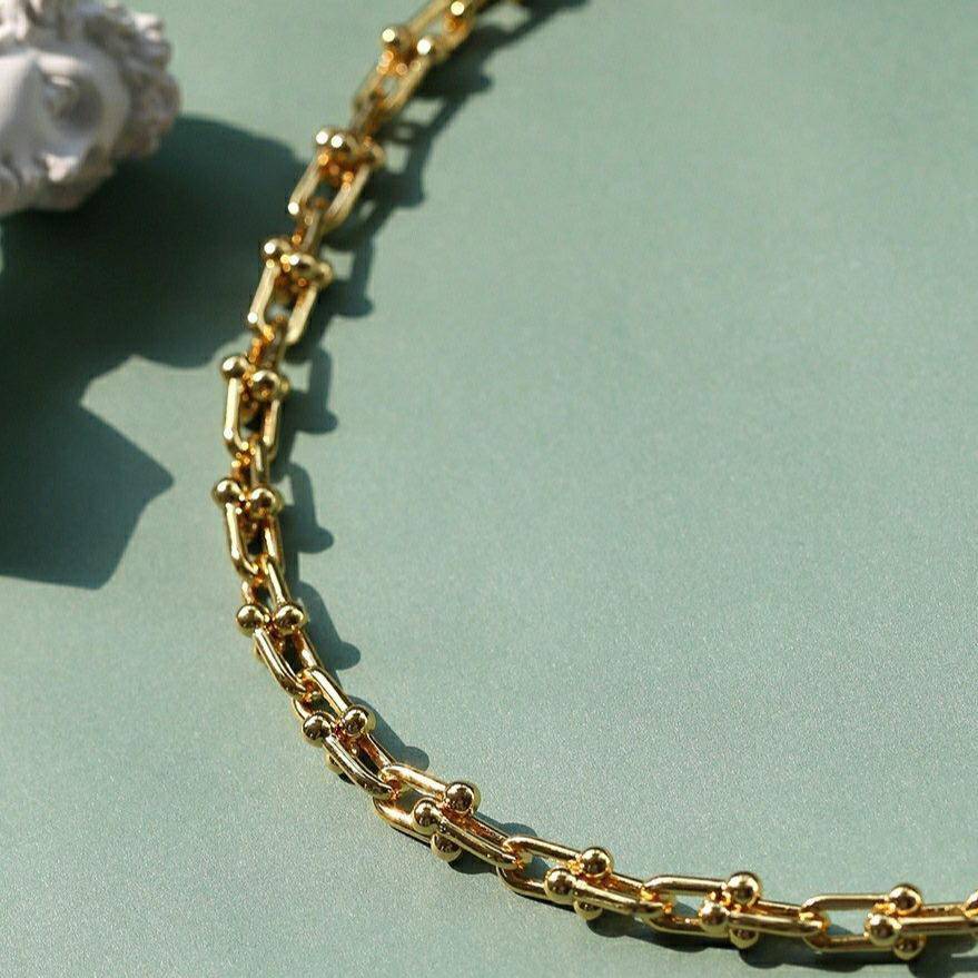 Brooke Chain Necklace Necklace > gold chain > gold necklace > chain necklace > gold chain necklace > gold chain for women Claire & Clara 