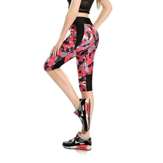 Camouflage Sports Capri Bottoms Claire & Clara 