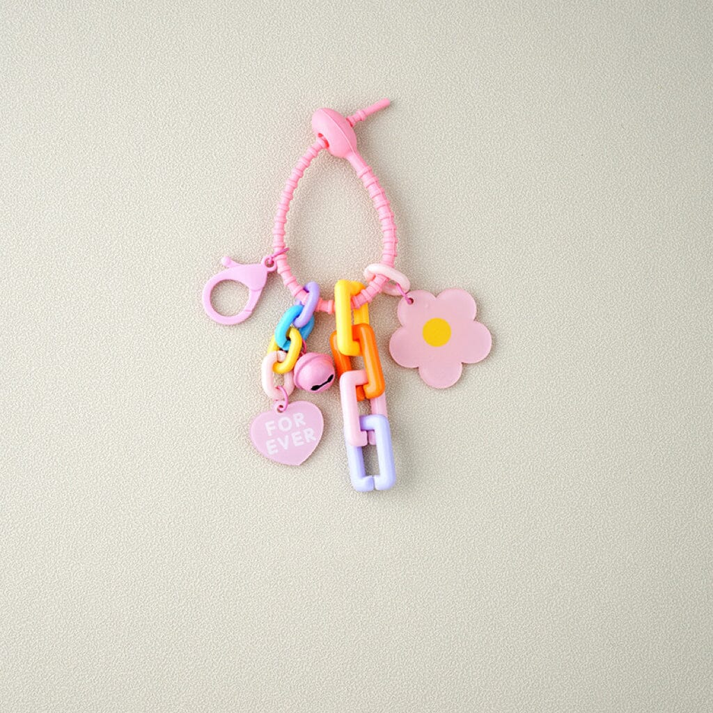 Candy Flower Keychain Apparel & Accessories Claire & Clara Pink 