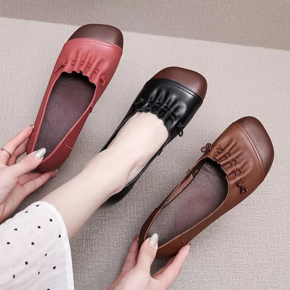 Comfortable Shallow Mouth Soft Flat Shoe Shoes Claire & Clara 