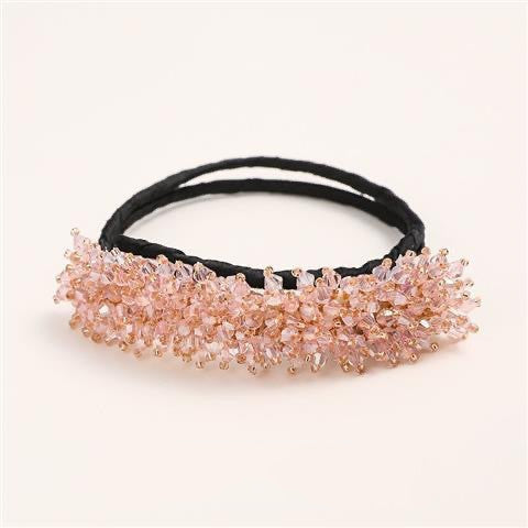 Crystal Beads Hair Bun Hair Pins Claire & Clara Pink 