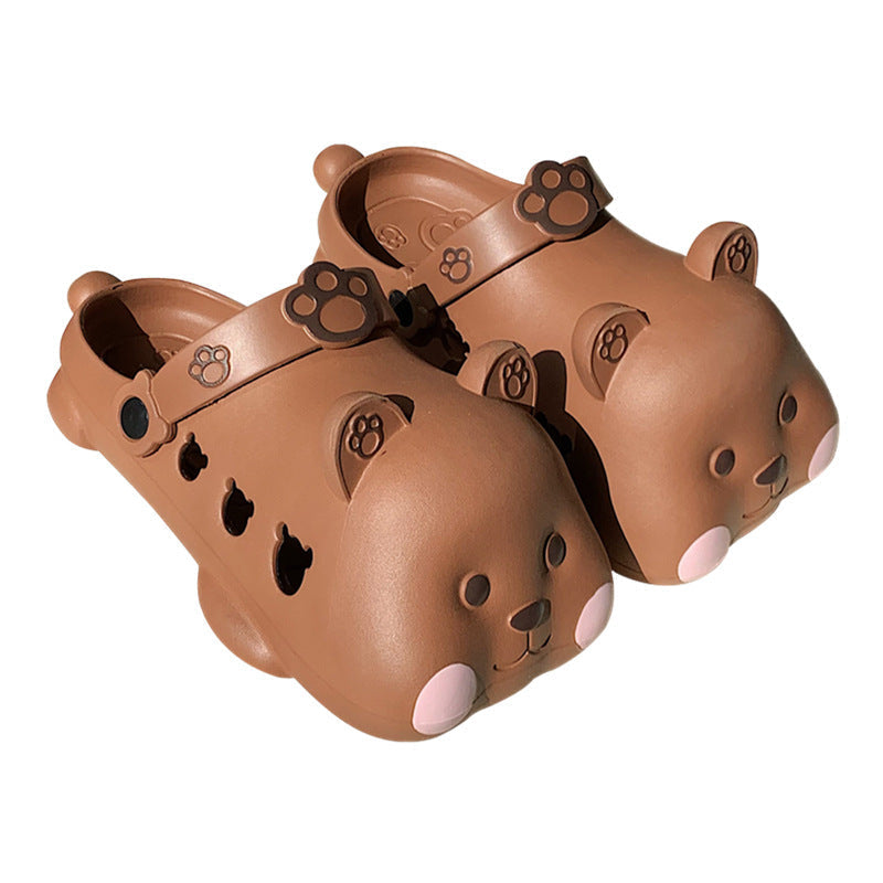 Cute Three-Dimensional Bear Slipper Shoes Claire & Clara 