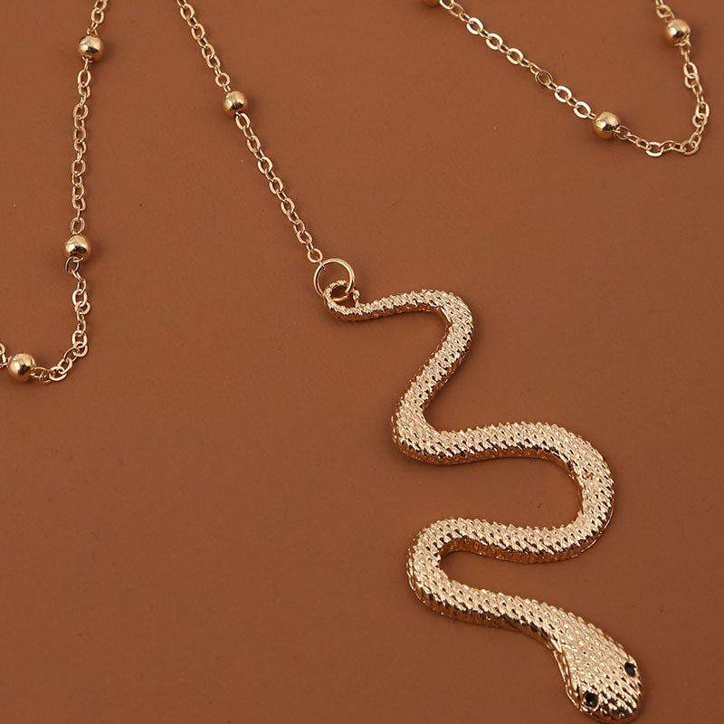 Gold Snake Leg Chain Chains Claire & Clara 