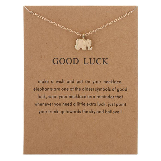 Good Luck Elephant Necklace Necklaces Claire & Clara 