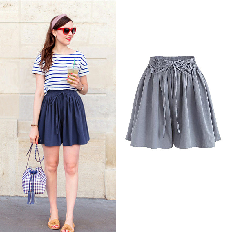 Grace Chiffon High Rise Wide Shorts Shorts Claire & Clara 