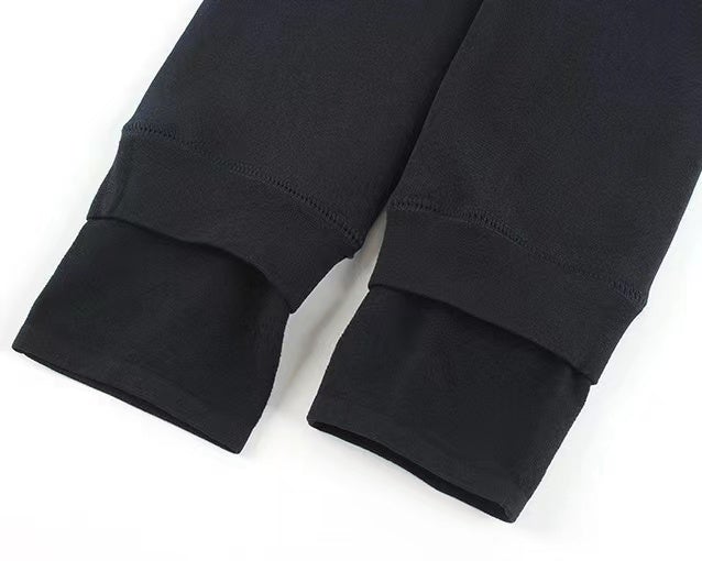 High Waist & Elastic Thicken Fleece Thermal Leggings Bottoms > Leggings > High Waist Leggings > Thick Leggings > Thermal Leggings > Fleece Leggings > Fleece- lined Leggings > Leggings for Women > Best Leggings for Women > Elastic Waistband Claire & Clara 