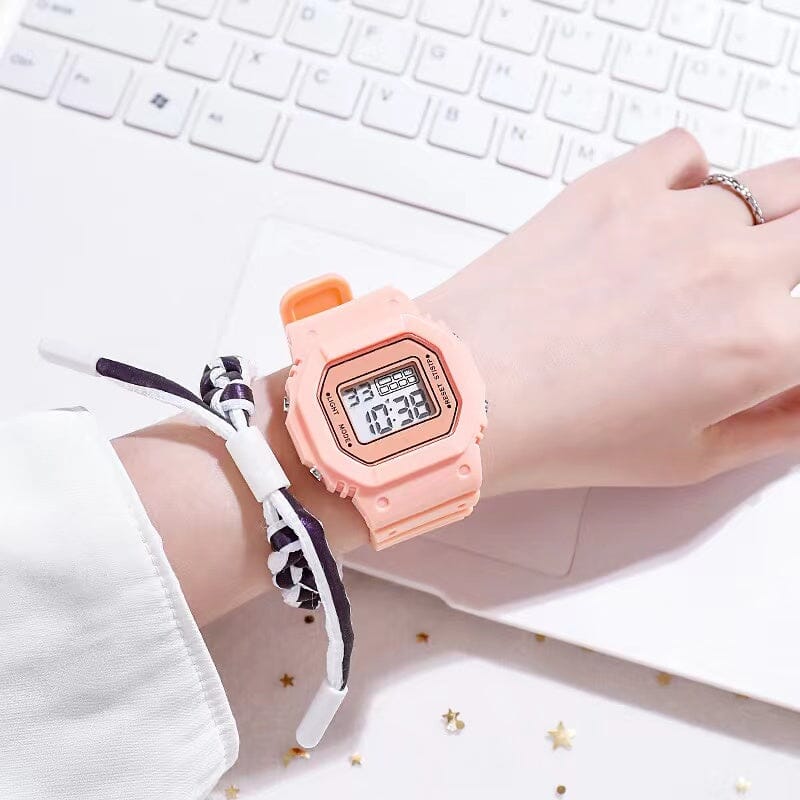 Jelly Digital Multifunctional Cube Watch Watches Claire & Clara 