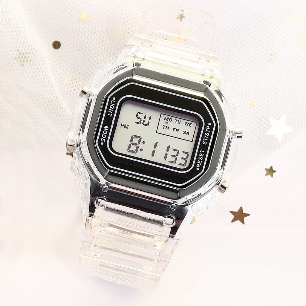 Jelly Digital Multifunctional Cube Watch Watches Claire & Clara 