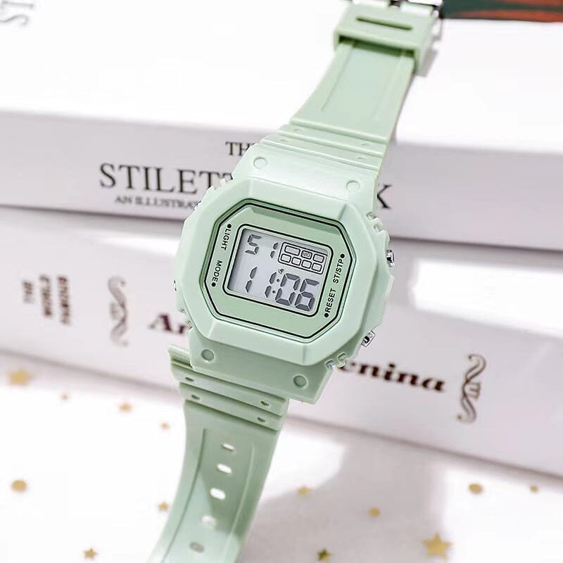 Jelly Digital Multifunctional Cube Watch Watches Claire & Clara 