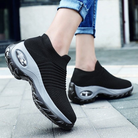 Karen Breathable Slip On Knit Sneakers Shoes Claire & Clara 