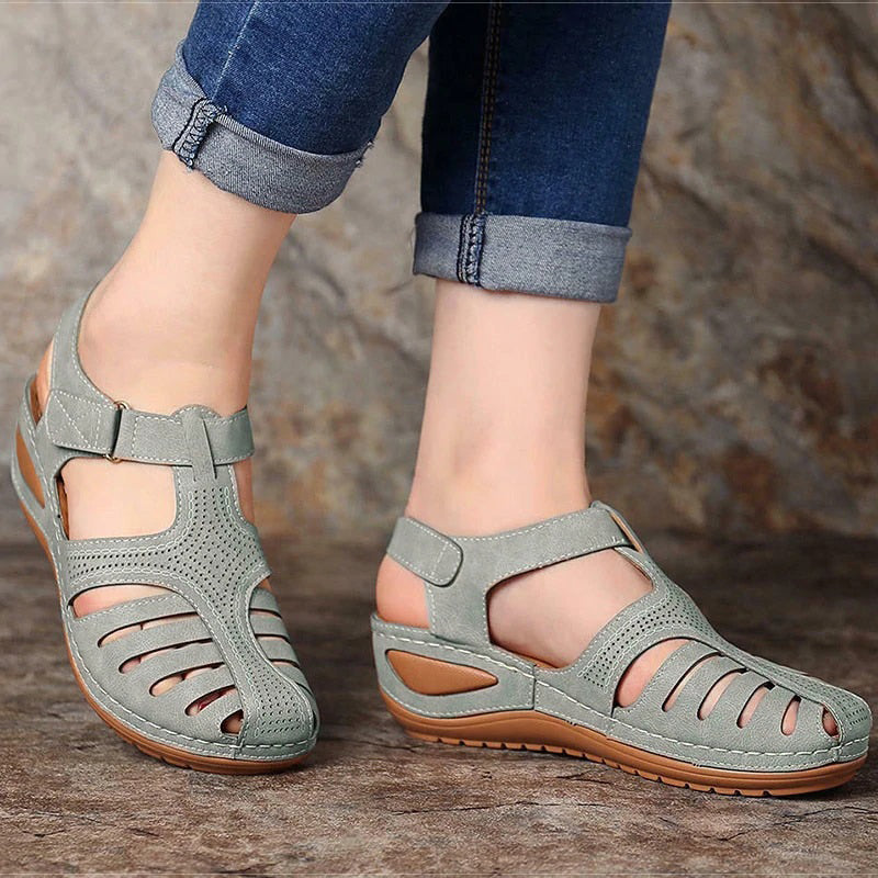 Kim Soft PU Leather Anti-Slip Sandals Shoes Claire & Clara 