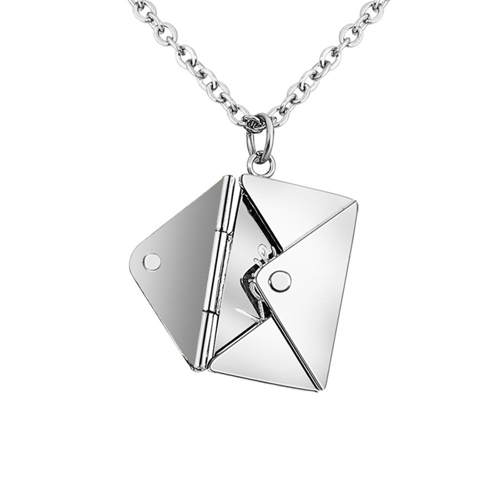 Love Letter Necklace Necklaces Claire & Clara Silver 