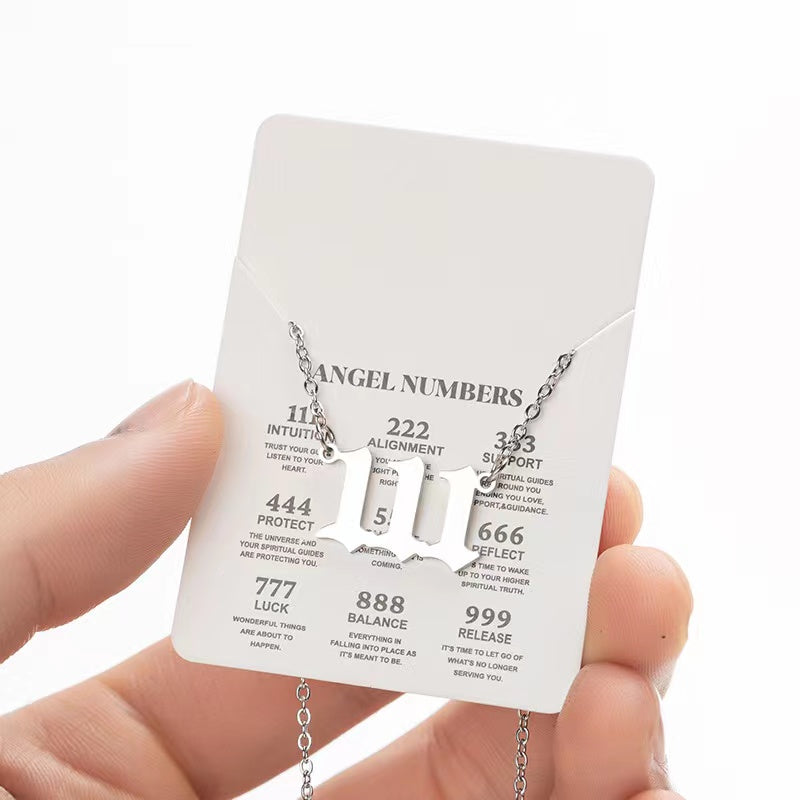 Angel Number Necklaces – Dainty Diamond
