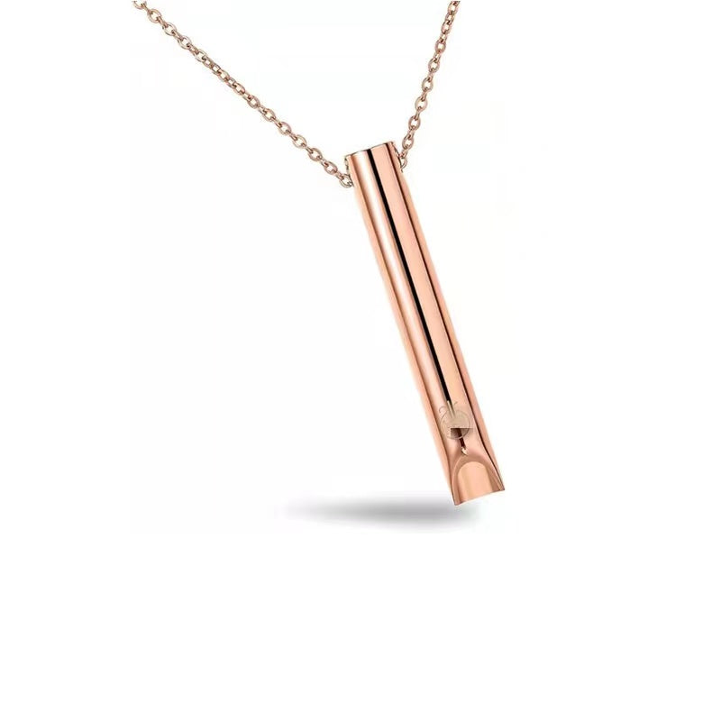 Meditation Regulation Breathing Decompression Necklace Necklace Claire & Clara Rose Gold 