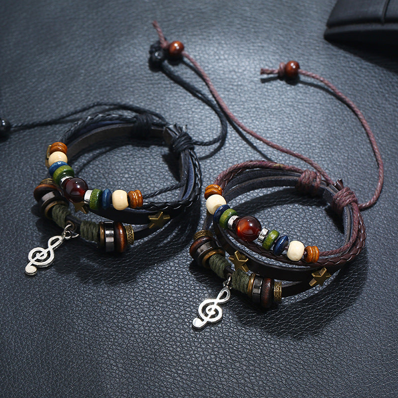 Musical Note Handmade Bracelet Bracelet Claire & Clara 