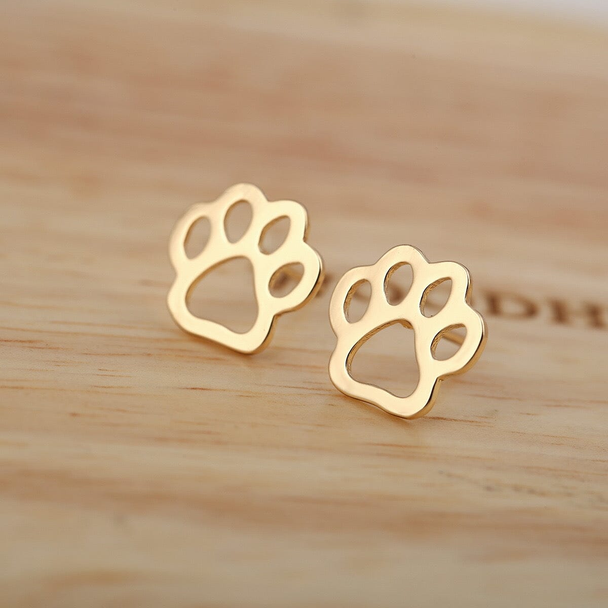 Pet Footprint Cutout Stud Earrings Earrings Claire & Clara 