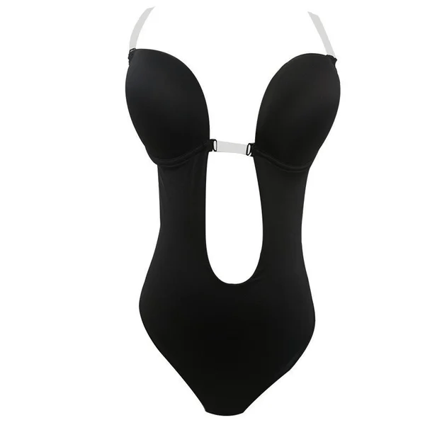 Invisible Backless Body Shaper Bra Women Plunging Neckline