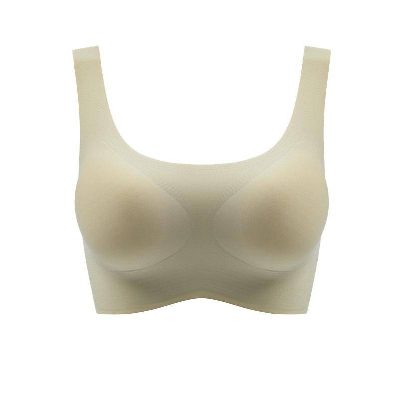 Pure Comfort Wireless Bra Lingerie > wireless bra > best wireless bra > wire free bras > wireless support bras > seamless bra Claire & Clara Medium Sage 