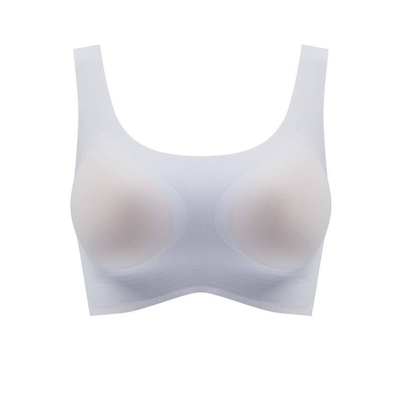 Pure Comfort Wireless Bra Lingerie > wireless bra > best wireless bra > wire free bras > wireless support bras > seamless bra Claire & Clara Medium Sky Blue 