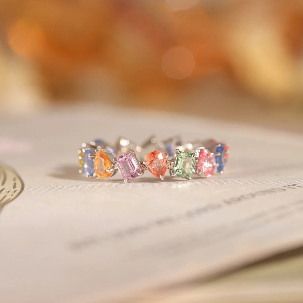 Rainbow Ring Rings Claire & Clara 