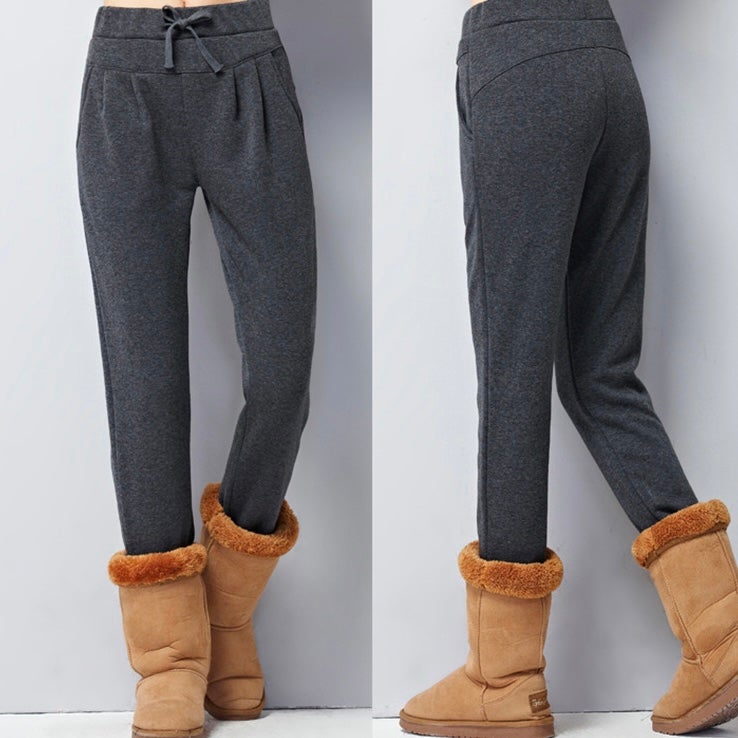 Rita Winter Warm Fleece-Lined Casual Pants Bottoms > Leggings > Warm Leggings > Winter Leggings > Fleece Leggings > Fleece- lined Leggings > Leggings for Women > Casual Pants for Women > Casual Pants Claire & Clara 