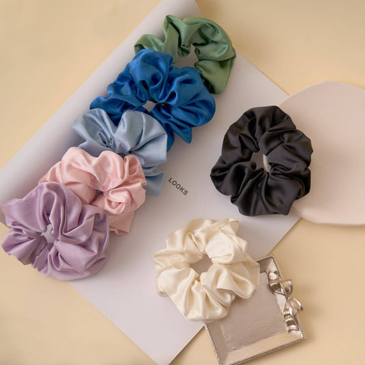 Satin Scrunchie Hair Tie Scrunchies > hair tie > hair accessories > hair scrunchies > satin scrunchies > cute scrunchies > best hair ties Claire & Clara 