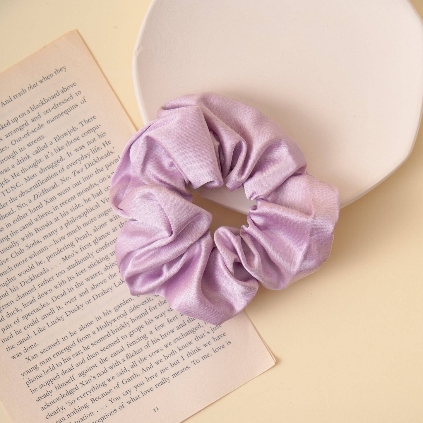 Satin Scrunchie Hair Tie Scrunchies > hair tie > hair accessories > hair scrunchies > satin scrunchies > cute scrunchies > best hair ties Claire & Clara 