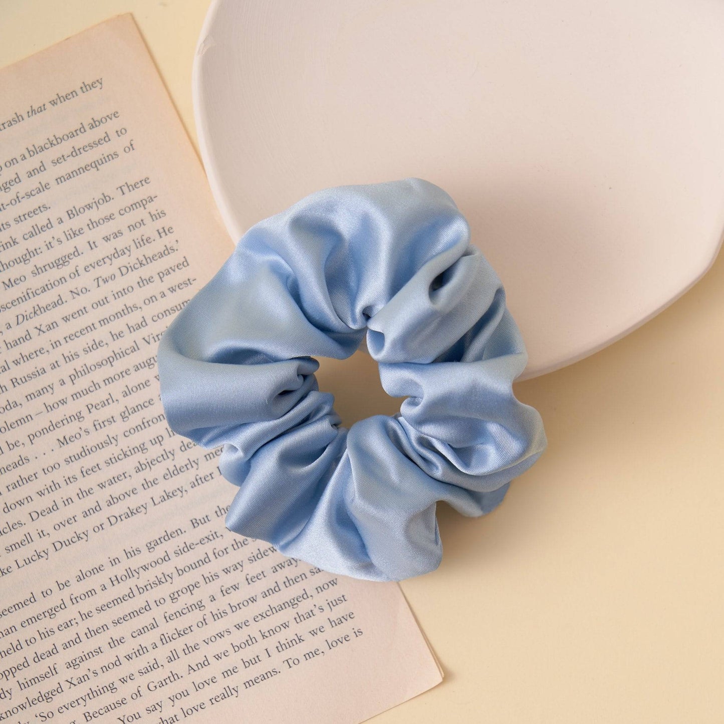 Satin Scrunchie Hair Tie Scrunchies > hair tie > hair accessories > hair scrunchies > satin scrunchies > cute scrunchies > best hair ties Claire & Clara 