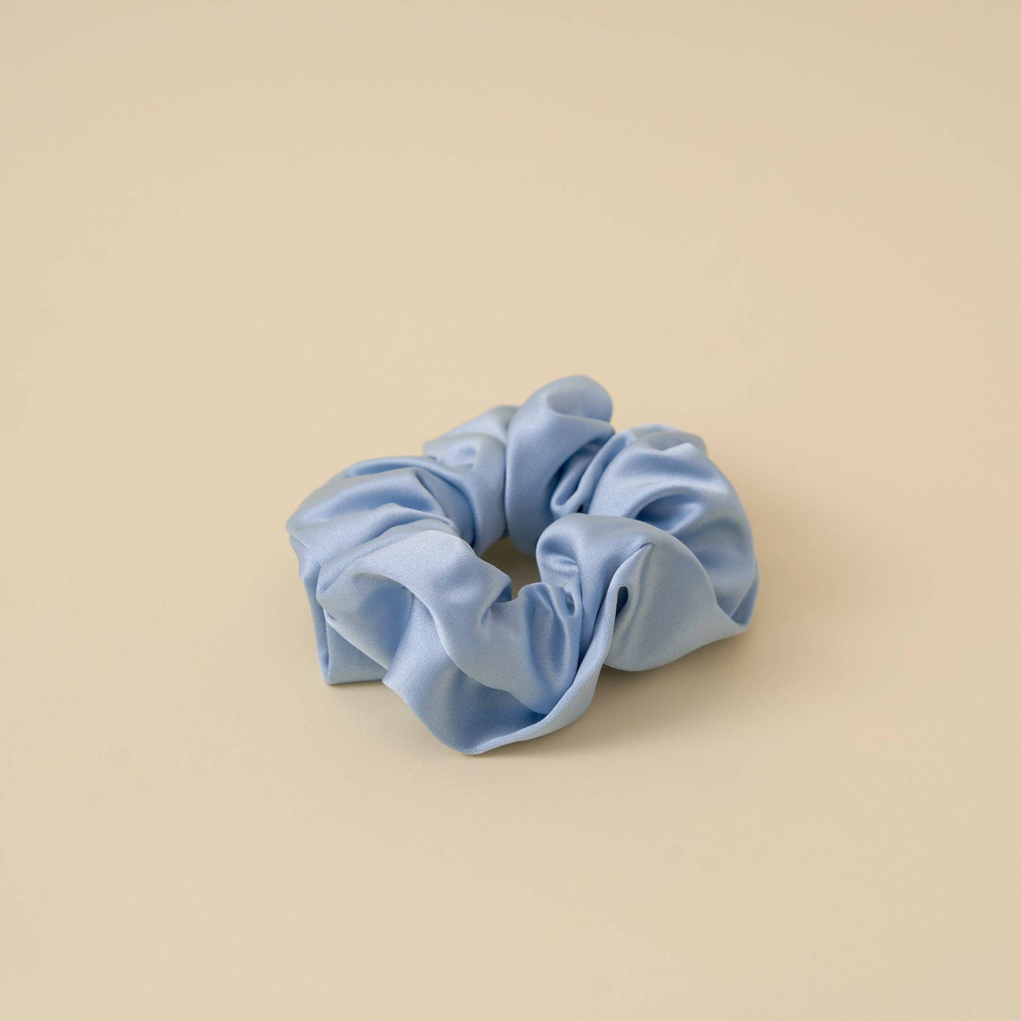 Satin Scrunchie Hair Tie Scrunchies > hair tie > hair accessories > hair scrunchies > satin scrunchies > cute scrunchies > best hair ties Claire & Clara Blue 