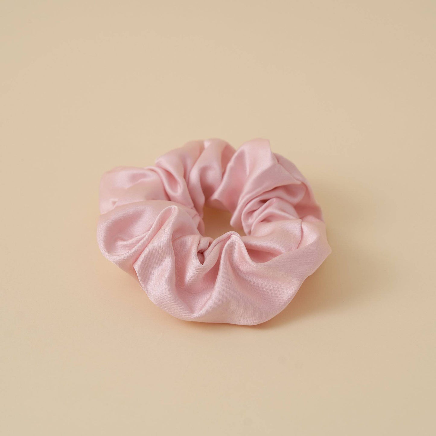 Satin Scrunchie Hair Tie Scrunchies > hair tie > hair accessories > hair scrunchies > satin scrunchies > cute scrunchies > best hair ties Claire & Clara Pink 