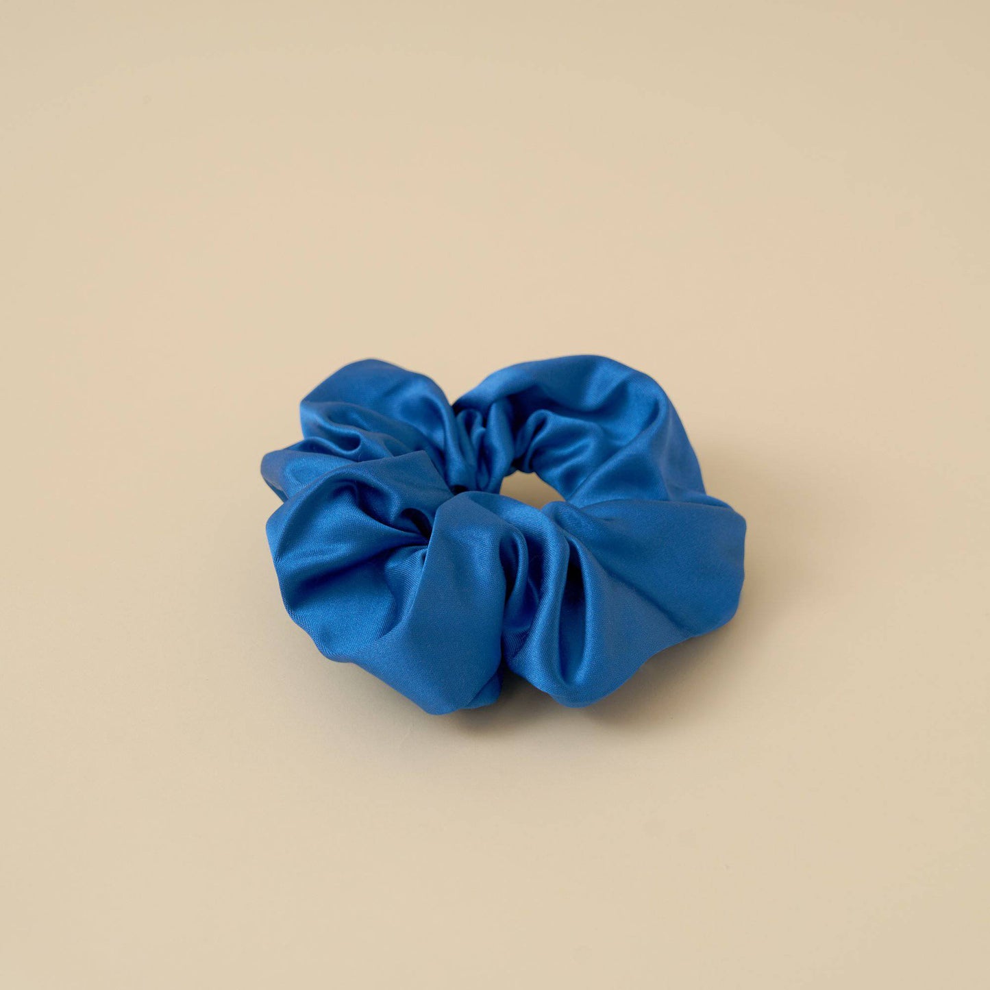 Satin Scrunchie Hair Tie Scrunchies > hair tie > hair accessories > hair scrunchies > satin scrunchies > cute scrunchies > best hair ties Claire & Clara Royal Blue 