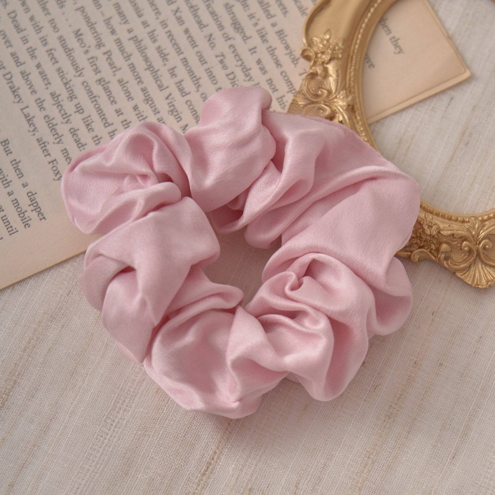 Silk Scrunchie Hair Tie Scrunchies > hair tie > hair accessories > hair scrunchies > silk scrunchies > silk hair ties Claire & Clara 