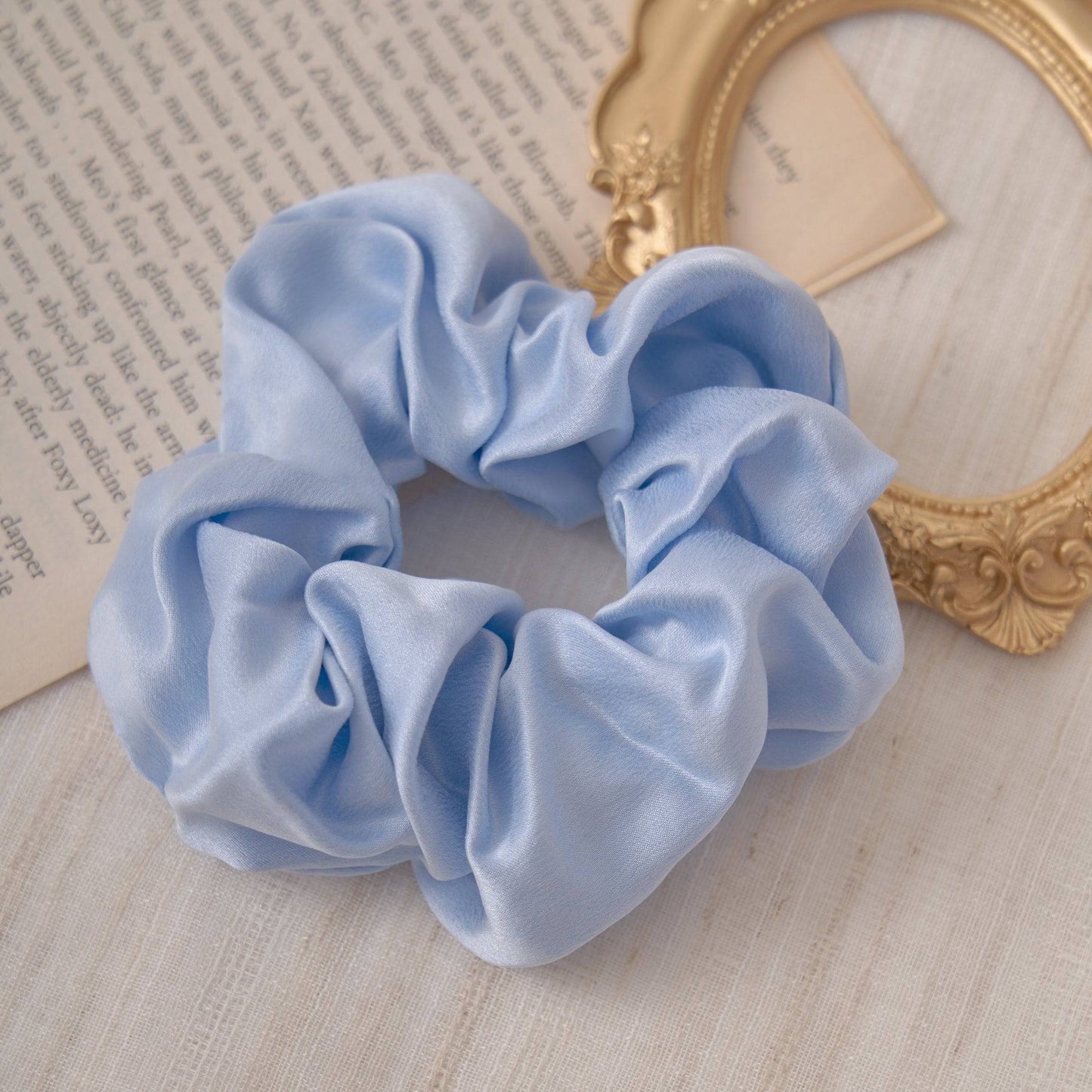 Silk Scrunchie Hair Tie Scrunchies > hair tie > hair accessories > hair scrunchies > silk scrunchies > silk hair ties Claire & Clara 