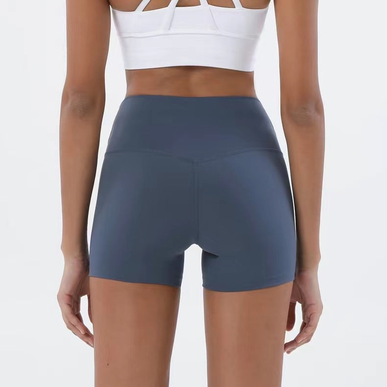 Sophia High Waist Elasticity Breathable Fitness Short Bottoms Claire & Clara 