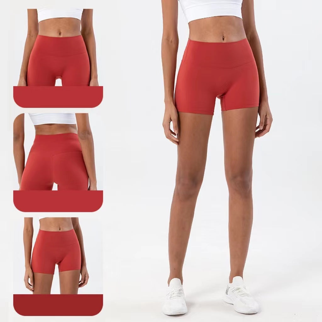 Sophia High Waist Elasticity Breathable Fitness Short Bottoms Claire & Clara 