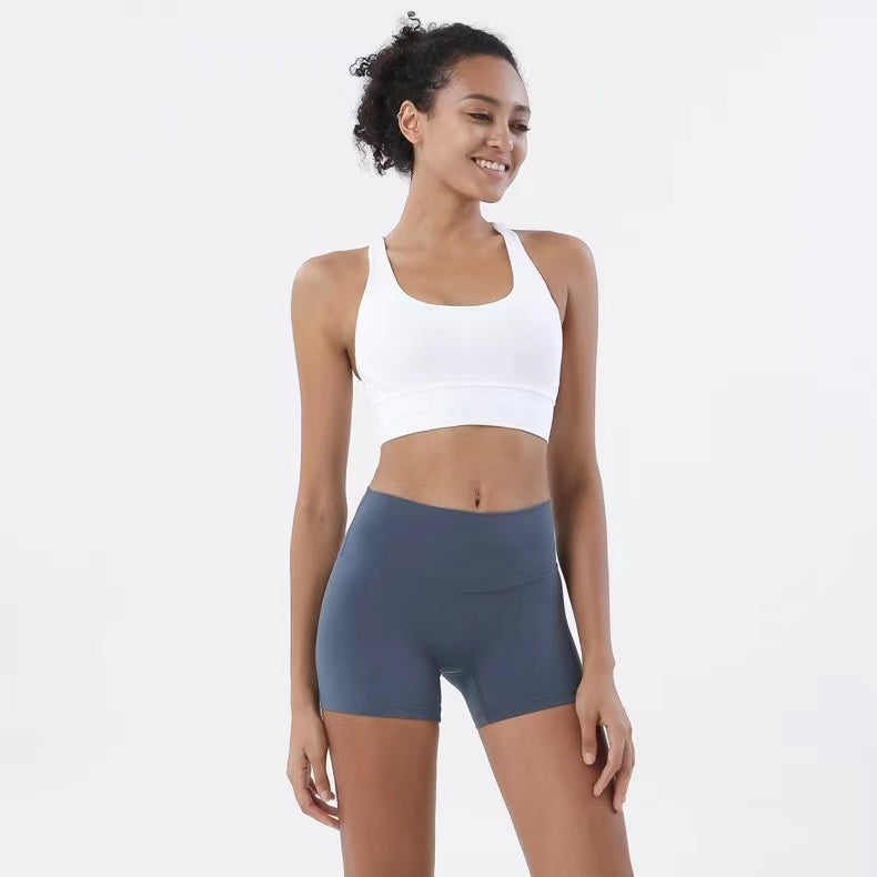 Sophia High Waist Elasticity Breathable Fitness Short Bottoms Claire & Clara 