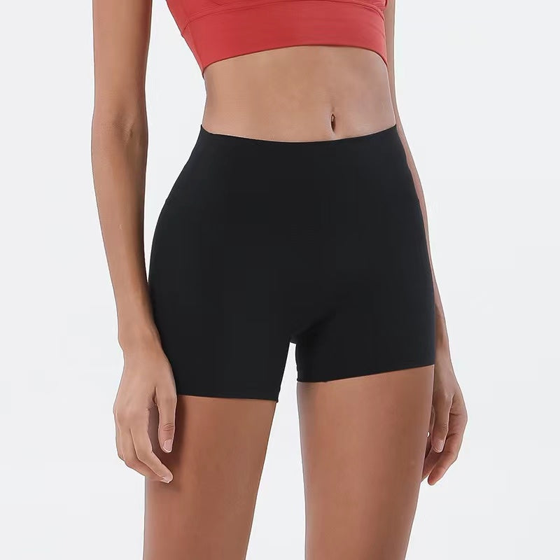 Sophia High Waist Elasticity Breathable Fitness Short Bottoms Claire & Clara Black S 